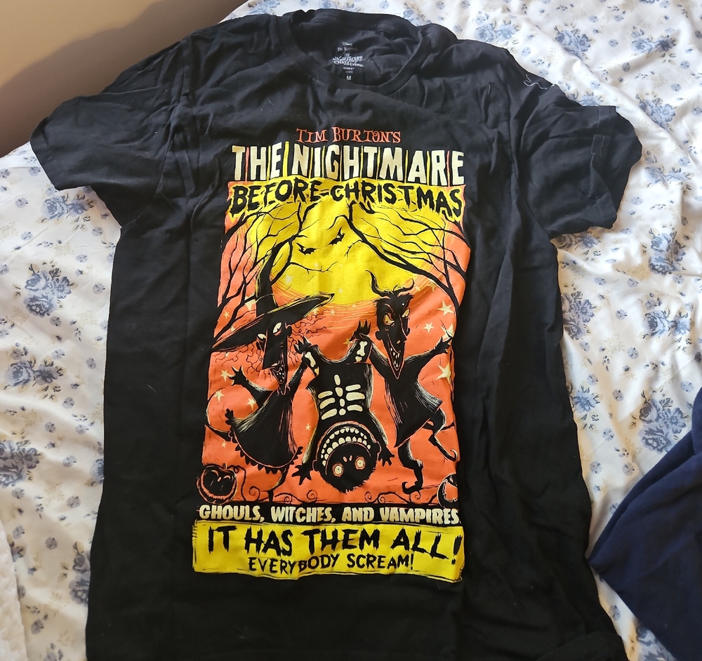 The Nightmare Before Christmas Black Tee